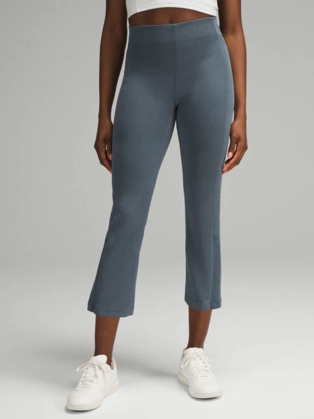 Lululemon Ribbed Softstreme Zip-Leg High-Rise Pant